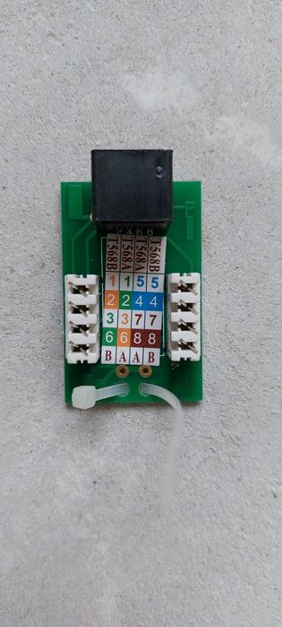 Плата rg-45 8 pin