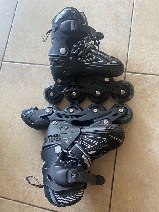 Patins em linha com luzes nas rodas, NOVOS