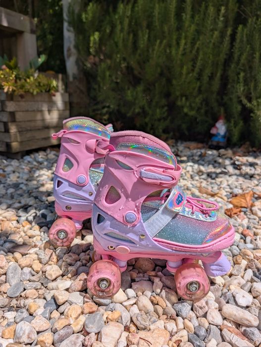 Patins de rodas com luzes tamanho ajustável ( 34-37)