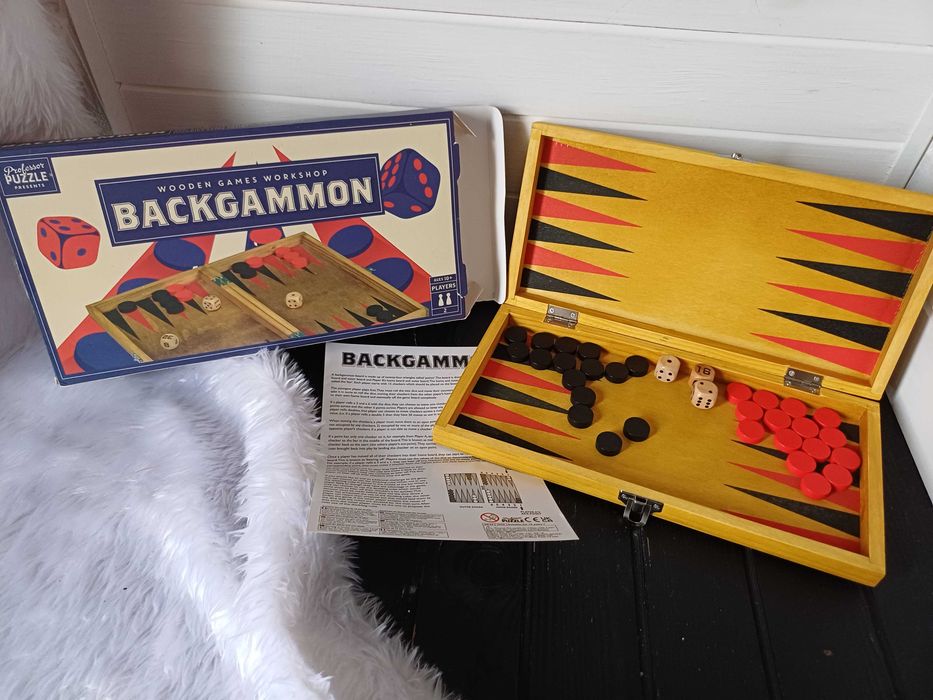 Дерев'яні Класичні нарди Backgammon Professor Puzzle дерево