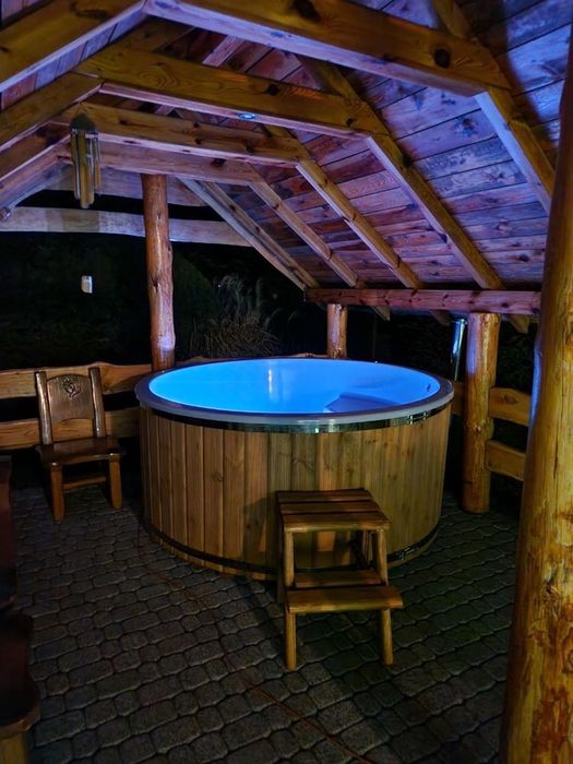 Balia ogrodowa ruska bania sauna jacuzzi basen beczka ogrodowa