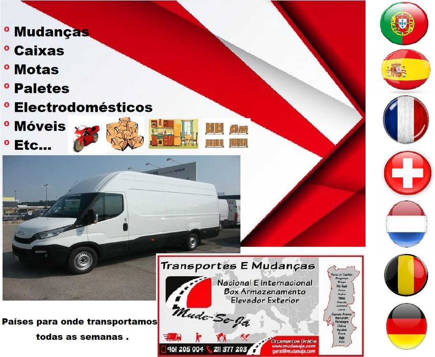 Transportes e Mudanças - Nacionais e Internacionais