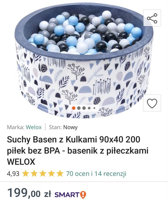 Basen z piłeczkami idealny stan! 100zł