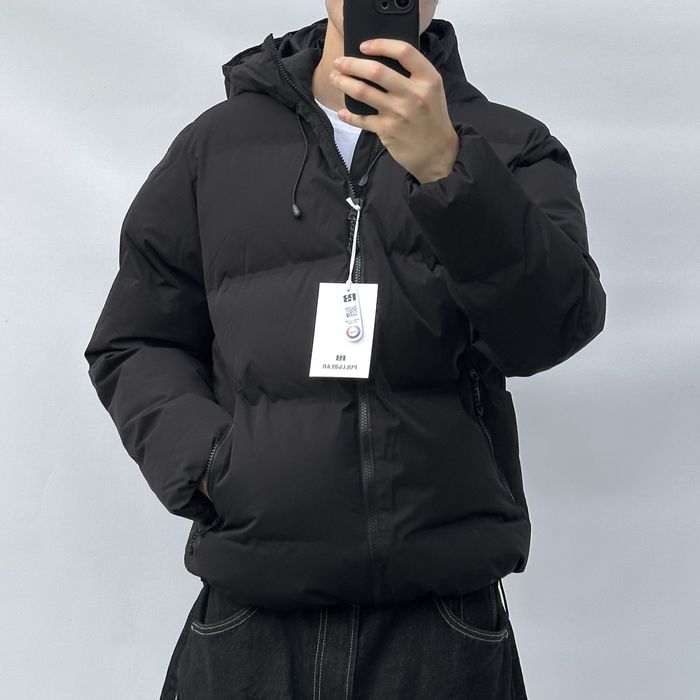 Пуховик Pull&Bear Чорний Дутий Зимова Куртка Пулбір puffer jacket