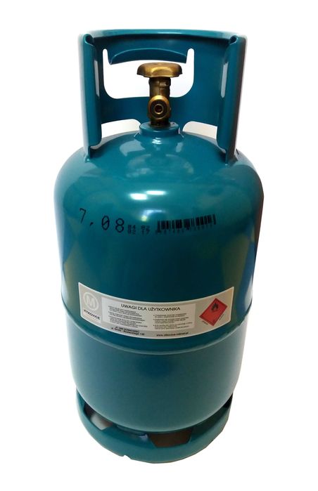 Butla gazowa na gaz propan butan 5 kg kuchenka piec grill duży zawór