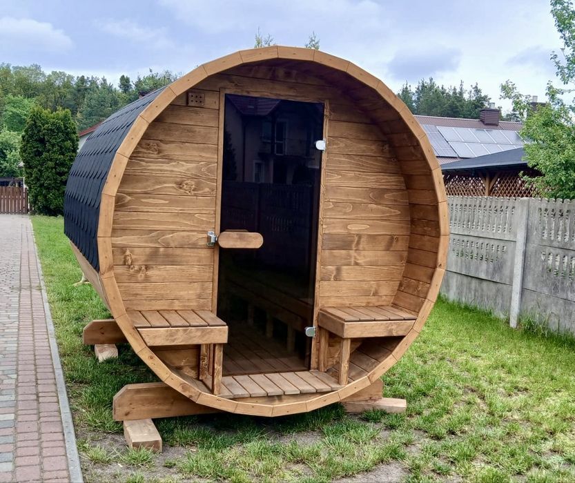 Sauna ogrodowa typu bania od producenta