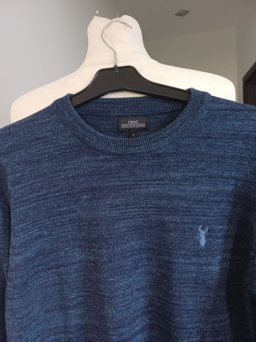 Męski granatowy sweter Next rozm S.