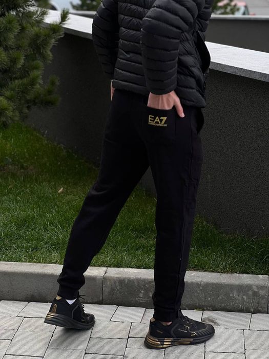 Штани Emporio Armani EA7 фліс та C.P. Company фліс