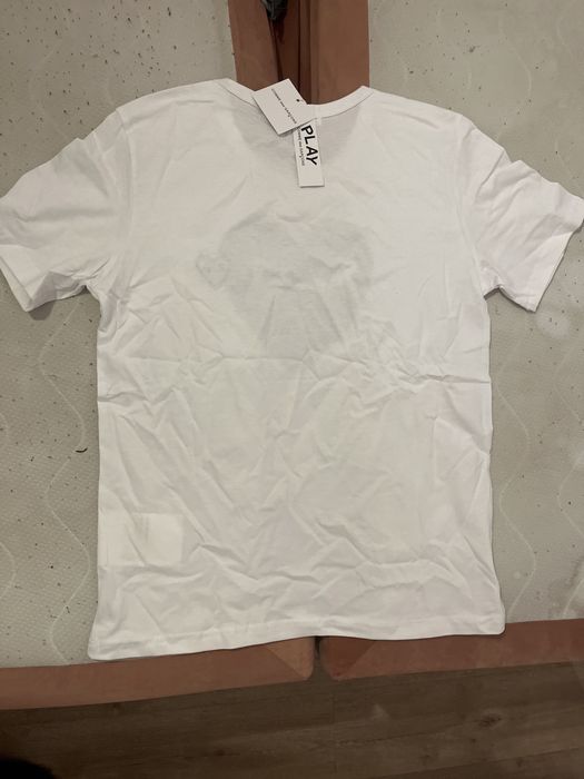 koszulka comme des garcons biala rozmiar M