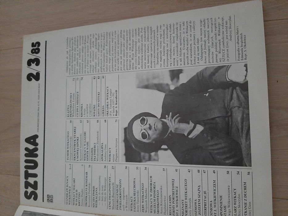 SZTUKA 2/3/85 - dwumiesięcznik