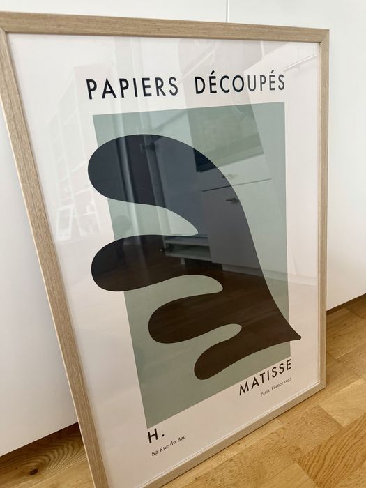 Plakat Matisse w drewnianej ramce 50x70 cm