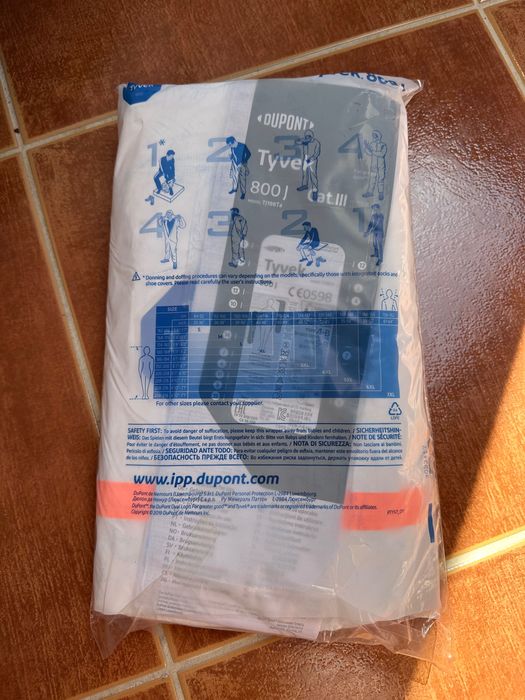 Kombinezon ochronny TYVEK 800j rozmiar L