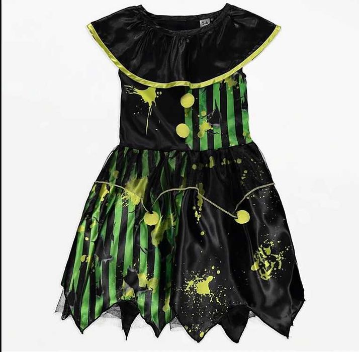 Сукня клоун, клоунесса, джокер, арлекин 7-8 р, 122-128 см