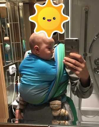 chusta tkana LittleFrog