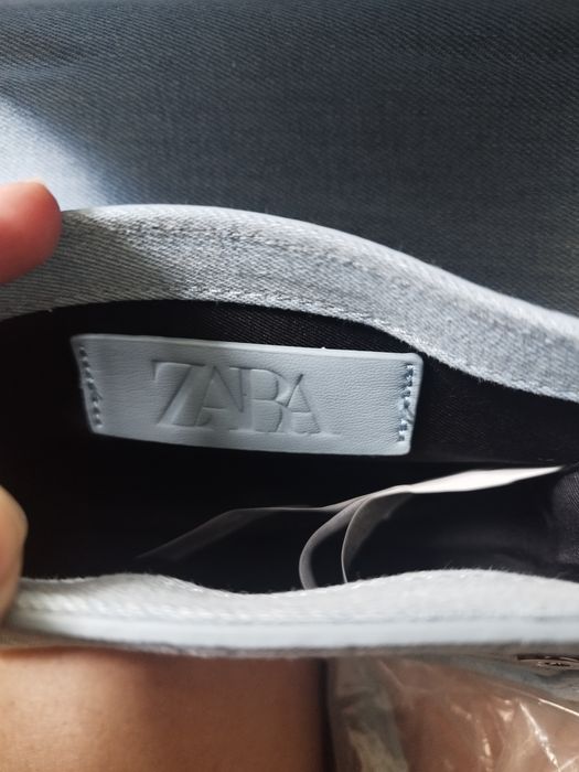 Джинсова сумка Zara denim крос-боді / Оригінал Зара мікро-сумка