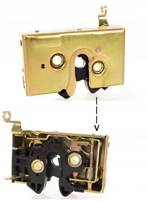 Замок двери левый Ауди 80 B3/B4 Новый!