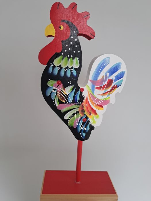 Kogut drewniana figurka dekoracja folk