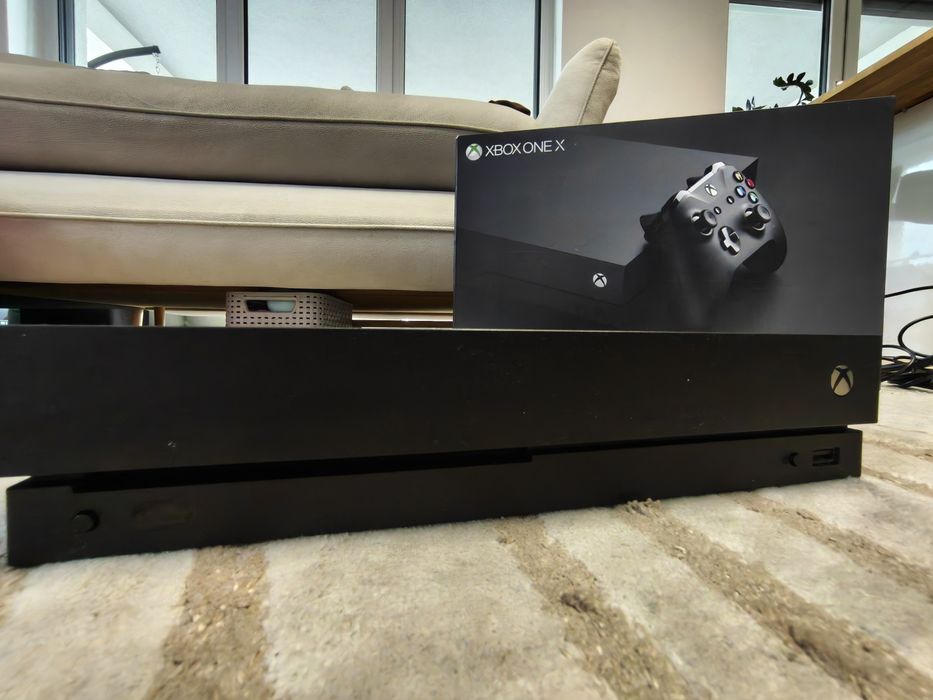 Wielki Zestaw Xbox One X 1TB | 2 Pady | BOX | KINECT v2 + Adapter + 6 Gier