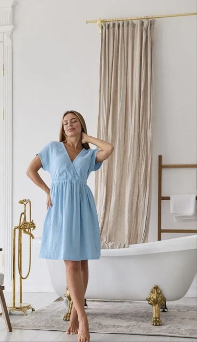 Нічна сорочка для вагітних і годуючих Lullababe розмір L