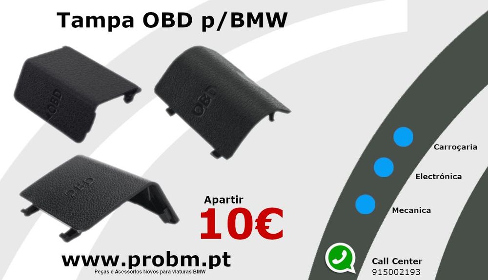 Tampa OBD p/diversos BMW