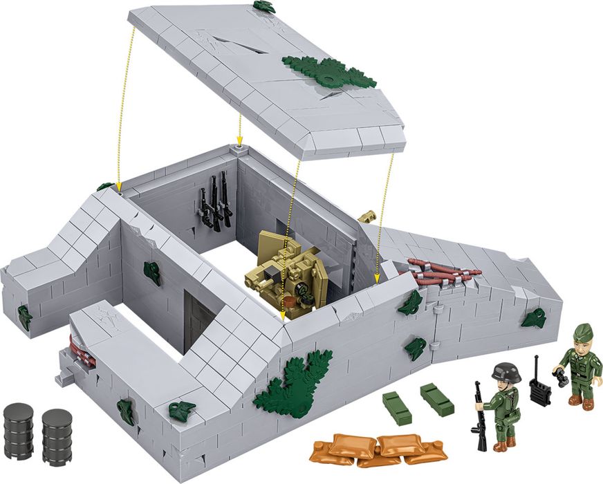 Klocki Cobi 3136 niemiecki bunkier Regelbau 667 - German Bunker