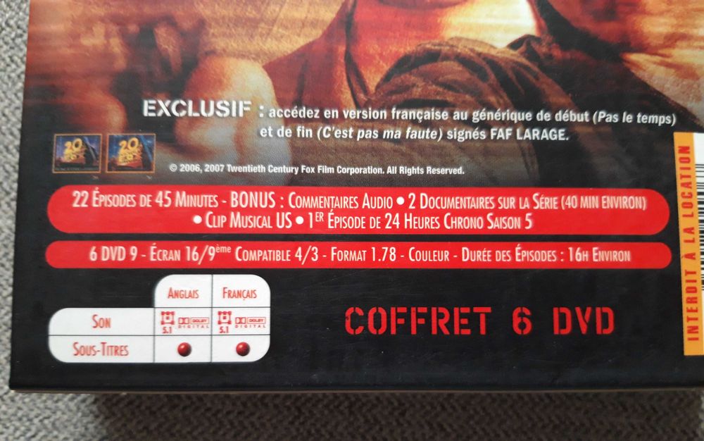 DVD "Prison Break" série 2