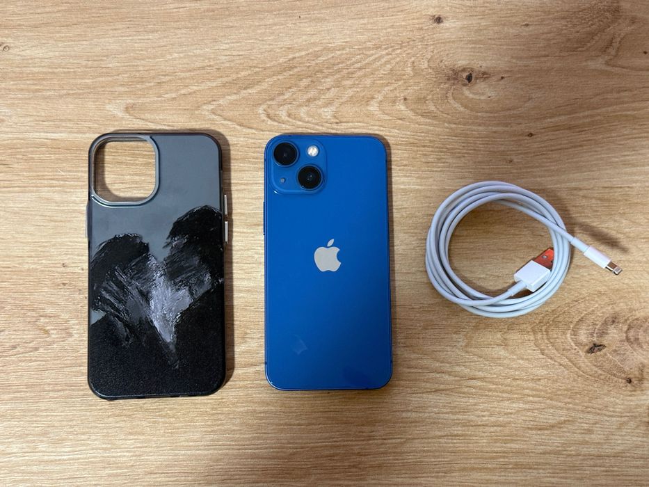 iPhone 13 Mini | 128GB |  Stan Idealny | Niebieski | Jak nowy! | Z ładowarką w zestawie!