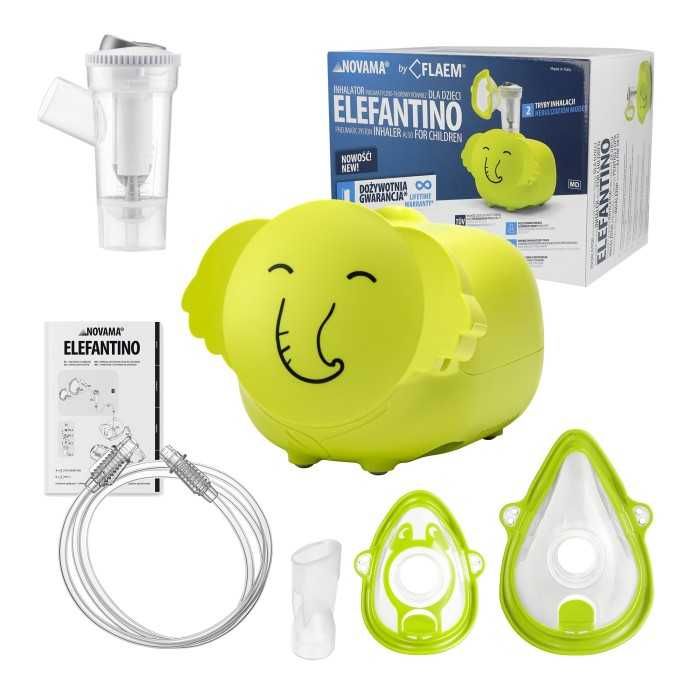 POWYSTAWOWY / Inhalator tłokowy dla dzieci NOVAMA ELEFANTINO