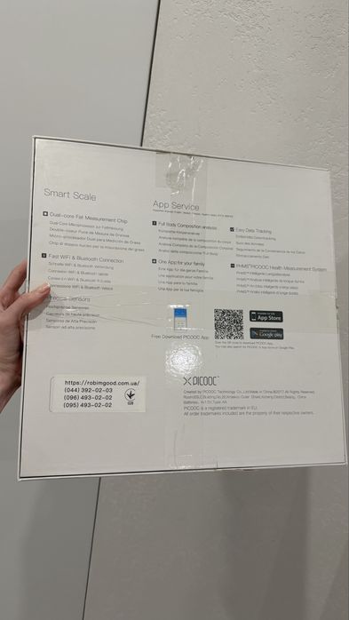 Розумні ваги Picooc Smart Body Analyzer S3 White