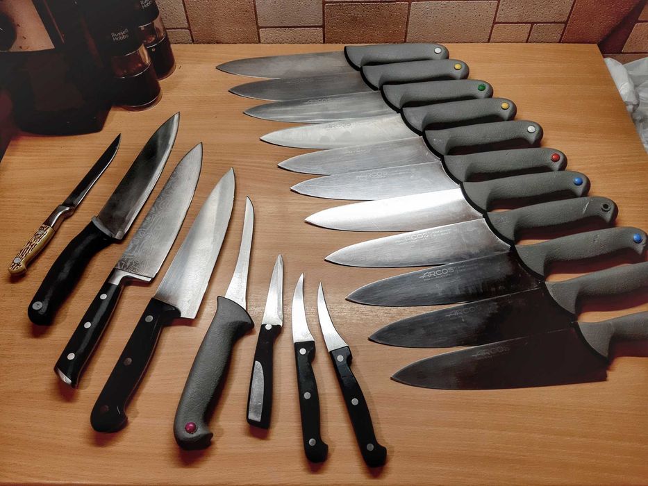 Ручная заточка ножей – кухонных, складных, охотничьих.