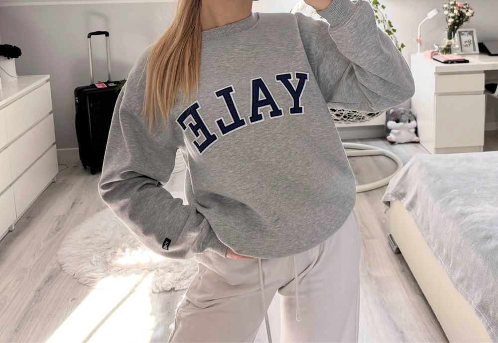Szara bluza Yale rozmiar XS