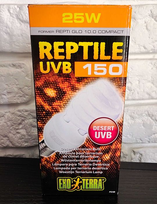 EXO-TERRA UVB 150 (Repti Glo 10.0) 25W Żarówka pustynna do terrarium