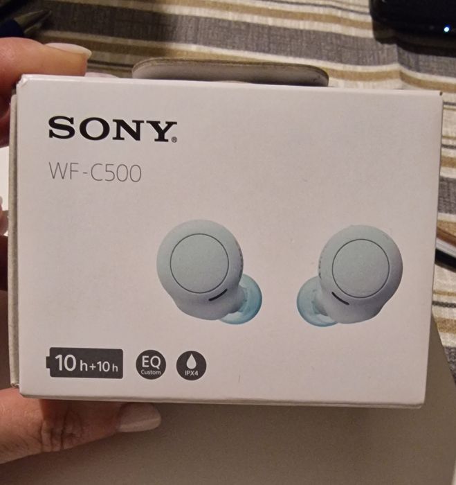 Auriculares Sony WF-C500 | Verde | Novos | Garantia até 09/2025