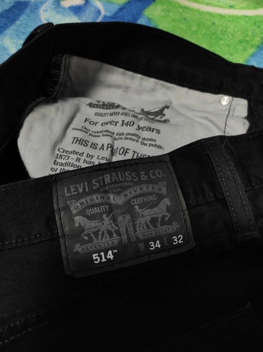 Брендові,чорні,широкі джинси палаццо для хлопчика 16-17 р-Levi's