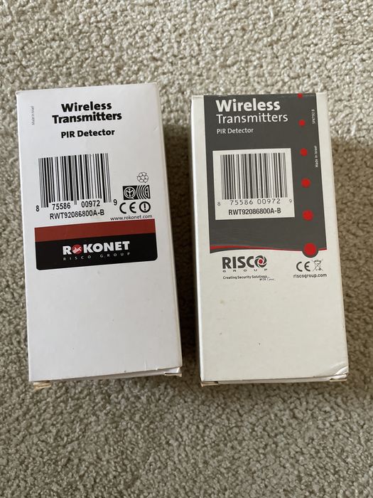 Wireless Risco Detector RWT92086800A-B 868MHZ