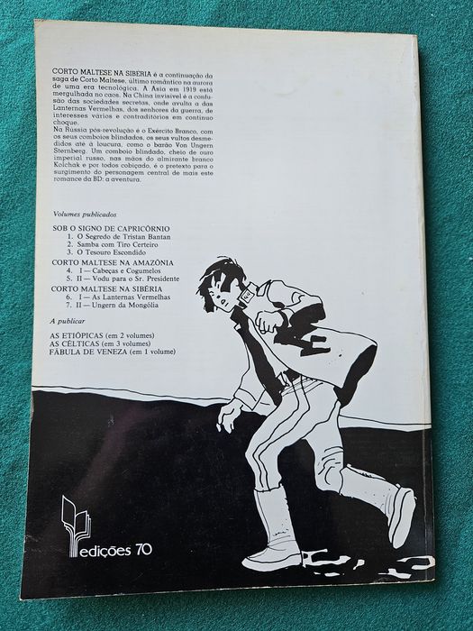 Hugo Pratt . Edições 70 - Corto Maltese na Siberia 2 volumes
