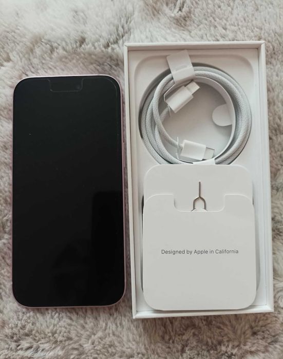 iPhone 15 128gb Pink, bateria100%. Stan Idealny