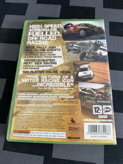 Xbox 360 - Colin Mcrae DiRT
