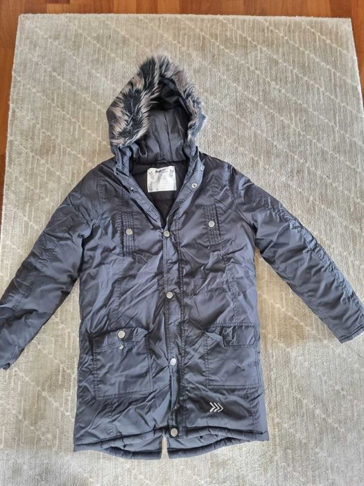 Chłopięca kurtka parka i spodnie narciarskie 152 cm