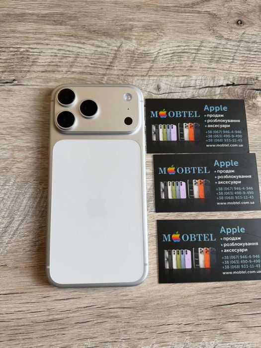 iphone 17 pro max 512gb new Silver e sim айфон новий
