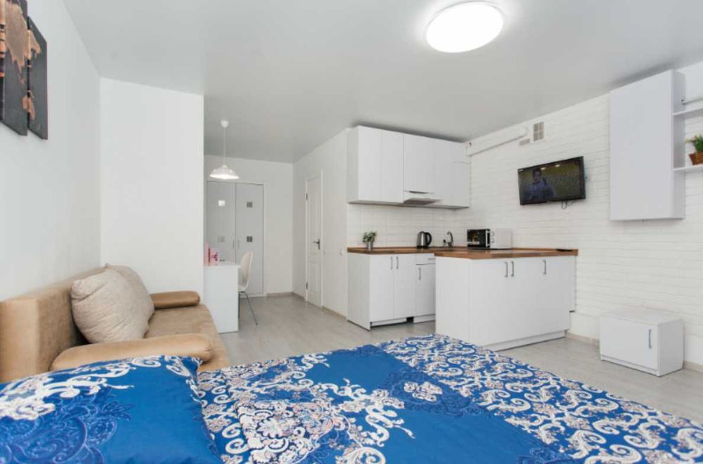 Аренда Почасово и Посуточно. ЖК Европейка.Студия.Все удобства