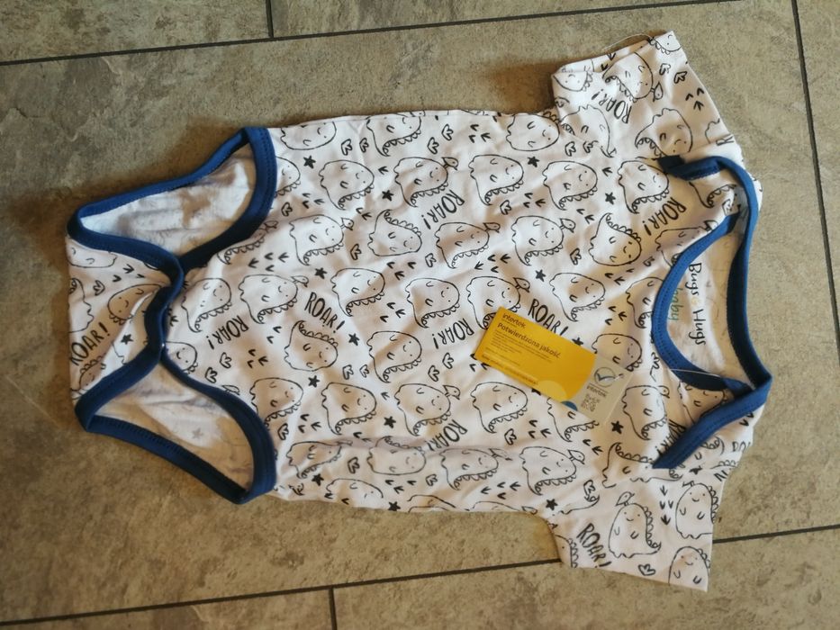 Body z krótkim rękawem rozm. 80 Nowe