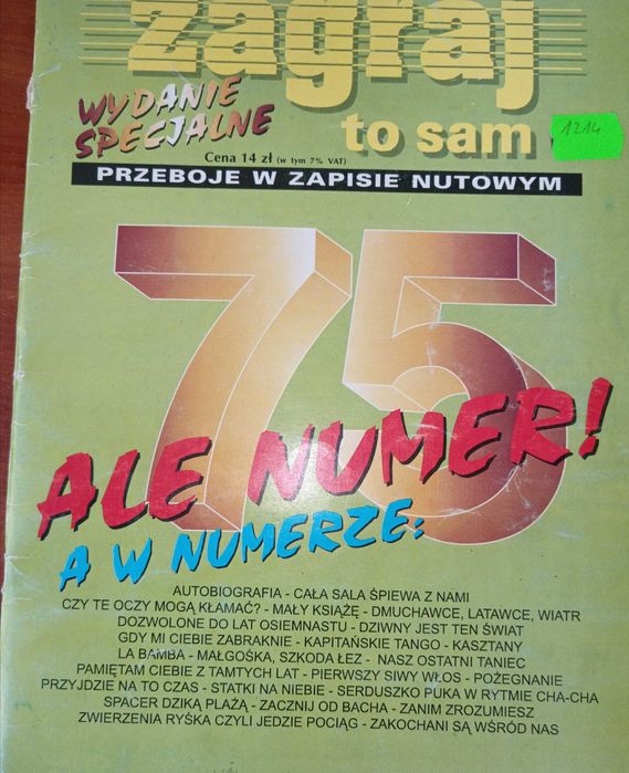 Zagraj to sam - nuty