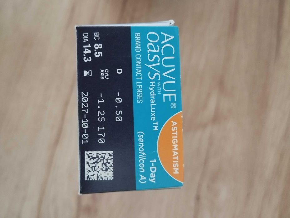 Soczewki Kontaktowe Acuvue Oasys Hydraluxe Astigmatism