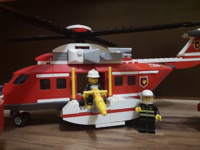 LEGO CITY 7206 Helikopter Strażacki