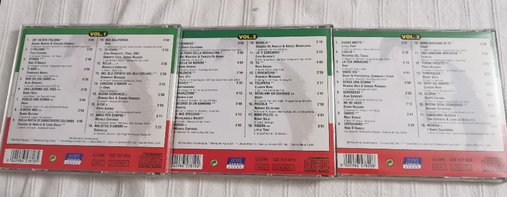 CD - Ti Amo - Hits Aus Italien Vols. 1, 2 e 3