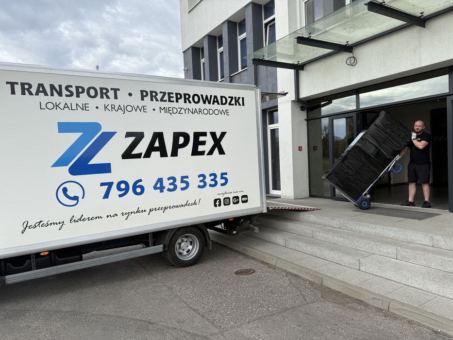 ZAPEX PRZEPROWADZKI Bydgoszcz•Utylizacje•Meblowozy•Schodołazy do 550kg