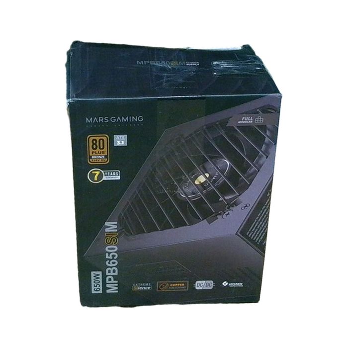 Zasilacz ATX Mars Gaming MPB650SIM 650W w pełni modułowy