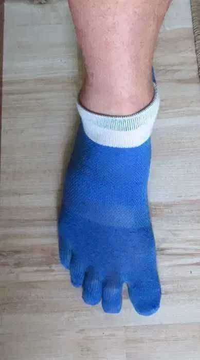 skarpety Fivefingers skarpety termoaktywne pięciopalczaste niebieskie