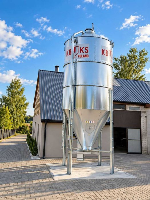 Silos paszowy lejowy o ładowności 12 ton * PRODUCENT*